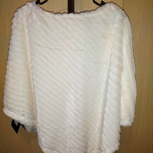 (Andrew Marc / Marc New York) Faux Fur Poncho